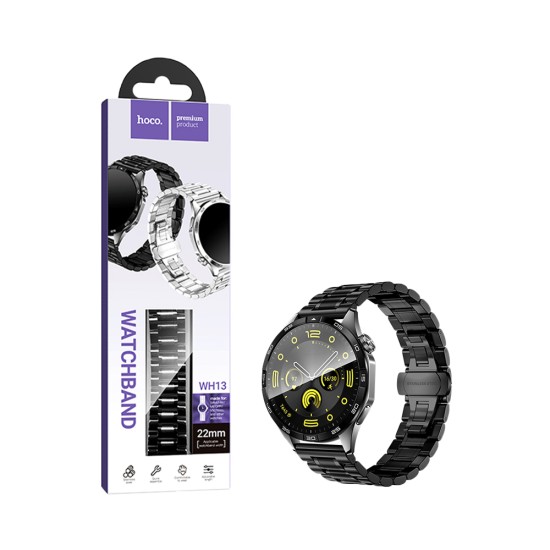 Hoco Steel Strips Bracelet WH13 Grand Series 22mm Black